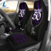 Deep Purple 2PCS Car Seat Cover For Fans