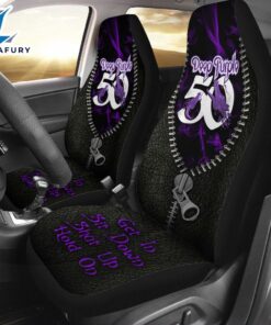 Deep Purple 2PCS Car Seat Cover For Fans