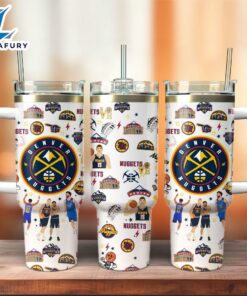 Denver Nuggets Basketball NBA Sport Custom Stanley Quencher 40oz Stainless Steel Tumbler