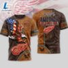 Detroit Red Wings US 250th Anniversary T-Shirt