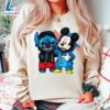 Disney Cute Mickey And Stitch Cosplay Best Friends T-Shirt Lovely Unique Gift