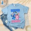 DIsney Stitch and Angel Keeper Of The Gender Shirt Gender Reveal Party Pregnancy Announcement Tee