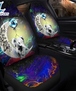 Elephant Love You To The Moon Galaxy Car Seat Covers