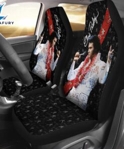 Elvis Presley 2PCS Car Seat Cover 3D Decor
