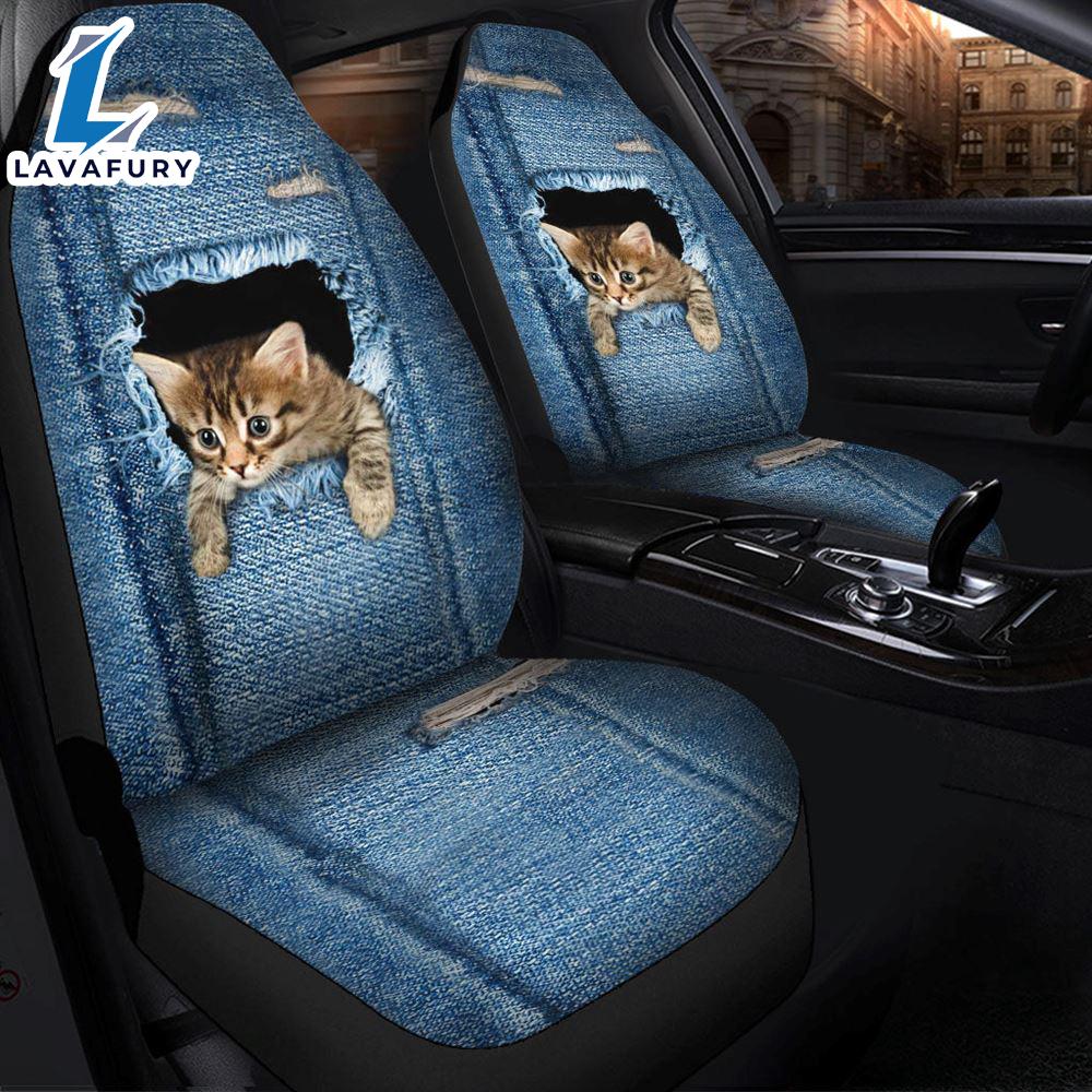 Funny Animal Cat Design Car Seat Covers For Lover Dogs Funny Animal Cat Design Car Seat Covers For Lover Dogs