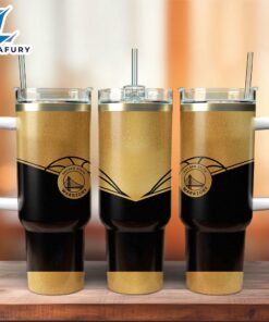 Golden State Warriors NBA Custom Stanley Quencher 40oz Stainless Steel Tumbler With Handle