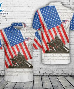 Happy independence day America, 4th Of July AOP Polo Shirt