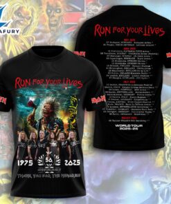 IRMA 3D Apparel - Vintage Iron Maiden Band 3D