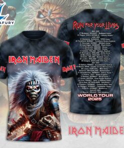 IRMA 3D Apparel - Vintage Iron Maiden Band Shirt