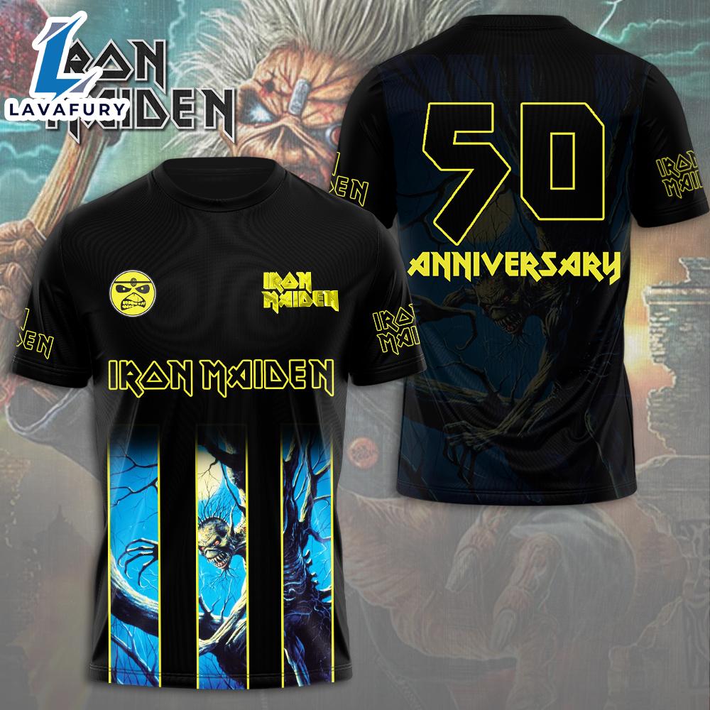 Iron Maiden 1975-2022 Anniversary Shirt For Man Gift Summer For Man And Women Iron Maiden 1975-2022 Anniversary Shirt For Man Gift Summer For Man And Women