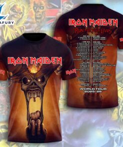 Iron Maiden 50 Years 1975-2025 Thank You For The Memories Signatures Shirt For Fans