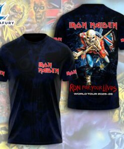 Iron Maiden 50 Years 1975-2025 Thank You For The Memories Signatures Shirt Tour