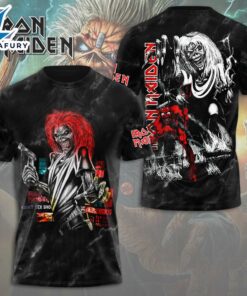 Iron Maiden 50th Anniversary T-shirt With Band Signatures (2)