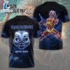 Iron Maiden Rock Band Music Powerslave Rework 3D Shirt