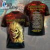 Iron Maiden Run For Your Life World Tour 2025-26 3D Shirt