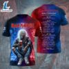 Iron Maiden Run For Your Lives Tour 2025-26 3D Shirt