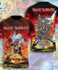 Iron Maiden Run For Your Lives Tour 2025-26 – Central T-Shirt 3D