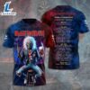 Iron Maiden Run For Your Lives World Tour 2025-2026 From Iron Maiden To Fear Of The Dark Merchandise T-Shirt Tee