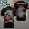 Iron Maiden Run For Your Lives World Tour 2025-26 Kick Off On May 27th Shirt