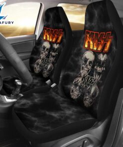 Kiss Band 2PCS Car Seat Cover Decor Car