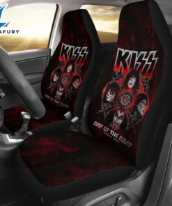 Kiss Band 2PCS Car Seat Cover For Fans