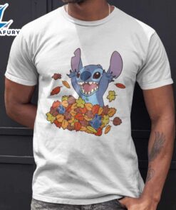 Lilo & Stitch Autumn Leaves T-Shirt Disney