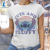 Lilo & Stitch Cute And Fluffy T-Shirt Disney Gift Valentine Day 2 Lilo & Stitch Cute And Fluffy T-Shirt Disney