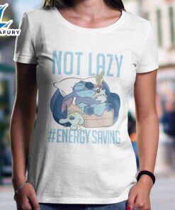 Lilo & Stitch Not Lazy Energy Saving T-Shirt Disney