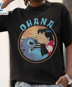 Lilo & Stitch Ohana Portrait T-Shirt Disney