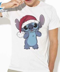 Lilo & Stitch Santa Hat Christmas T-Shirt Disney