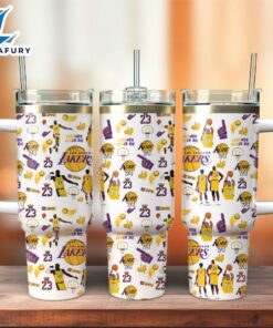 Los Angeles Lakers Basketball NBA Sport Custom Stanley Quencher 40oz Stainless Steel