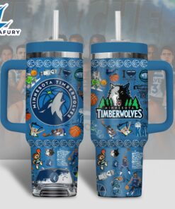 Minnesota Timberwolves NBA Custom Stanley Quencher 40oz Stainless Steel
