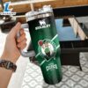 NBA Boston Celtics Custom Stanley Quencher 40oz Stainless Steel Tumbler With Handle