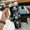 NBA Brooklyn Nets Custom Stanley Quencher 40oz Stainless Steel Tumbler With Handle