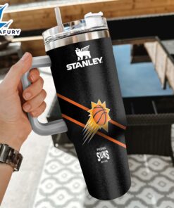 NBA Phoenix Suns Custom Stanley Quencher 40oz Stainless Steel Tumbler With Handle