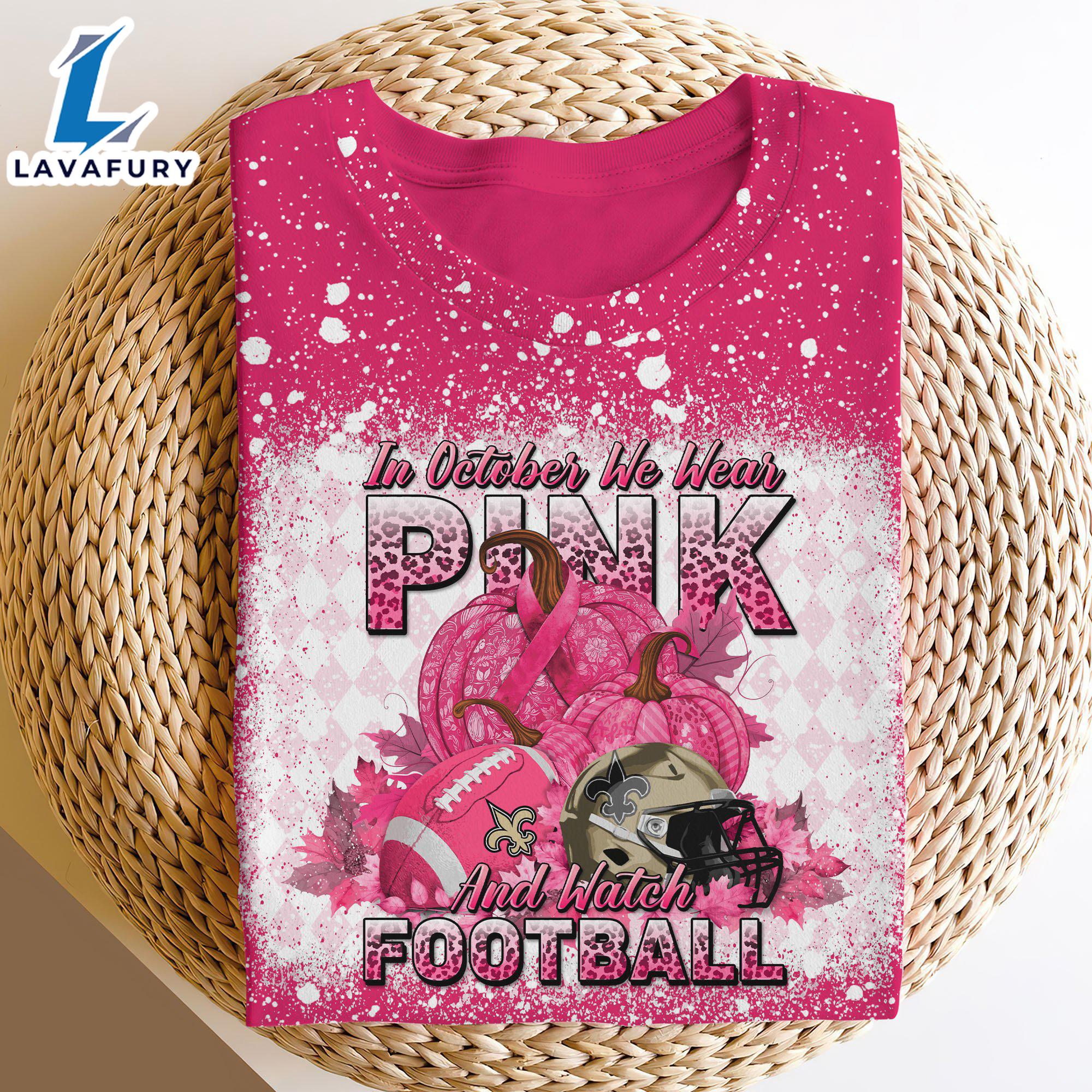 New Orleans Saints Bleached Cancer Awareness, Sport Shirts For Fan Gift Summer New Orleans Saints Bleached Cancer Awareness, Sport Shirts For Fan Gift Summer