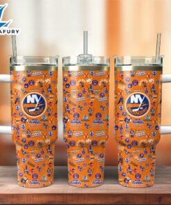 New York Islanders Ice Hockey NHL Sport Custom Stanley Quencher 40oz Stainless Steel Tumbler