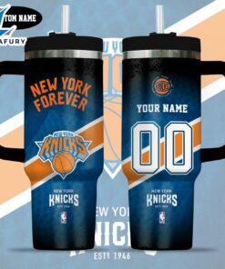 New York Knicks NBA Custom Stanley Quencher 40oz
