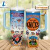 New York Knicks NBA Custom Stanley Quencher 40oz Stainless Steel Tumbler