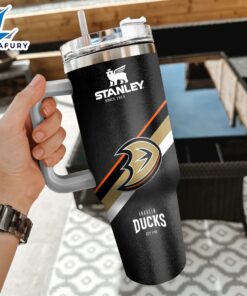 NHL Anaheim Ducks Custom Stanley Quencher 40oz Stainless Steel Tumbler With Handle
