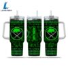 NHL Buffalo Sabres Happy St. Patrick's Day Custom Stanley Quencher 40oz Stainless Steel Tumbler With Handle
