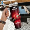 NHL Calgary Flames Custom Stanley Quencher 40oz Stainless Steel Tumbler With Handle