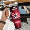 NHL Carolina Hurricanes Custom Stanley Quencher 40oz Stainless Steel Tumbler With Handle