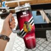 NHL Chicago Blackhawks Custom Stanley Quencher 40oz Stainless Steel Tumbler With Handle