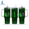 NHL Chicago Blackhawks Happy St. Patrick's Day Custom Stanley Quencher 40oz Stainless Steel Tumbler With Handle