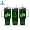 NHL Colorado Avalanche Happy St. Patrick's Day Custom Stanley Quencher 40oz Stainless Steel Tumbler With Handle