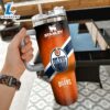 NHL Edmonton Oilers Custom Stanley Quencher 40oz Stainless Steel Tumbler With Handle