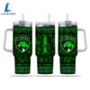 NHL Florida Panthers Happy St. Patrick's Day Custom Stanley Quencher 40oz Stainless Steel Tumbler With Handle