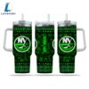 NHL New York Islanders Happy St. Patrick's Day Custom Stanley Quencher 40oz Stainless Steel Tumbler With Handle