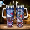 NHL New York Rangers NHL Custom Stanley Quencher 40oz Stainless Steel Tumbler With Handle